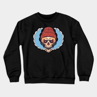 skull monkey smile Crewneck Sweatshirt